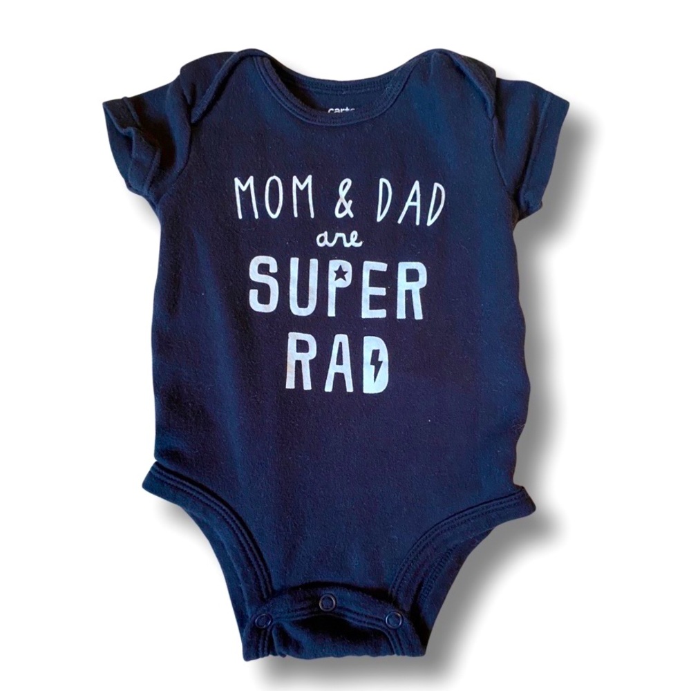 Carter’s Mom and Dad Are Super Rad 3M Onesie